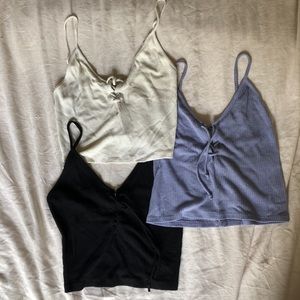 Thee John Galt/Brandy Melville Crop Tops